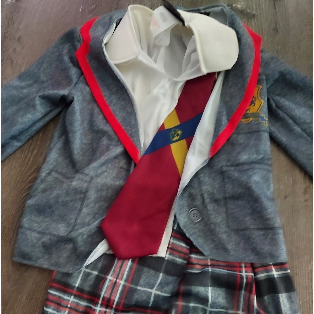 Beetlejuice Astrid Halloween Costume Cosplay Girls Small 6 Dress Schoolgirl - Picture 3 of 7
